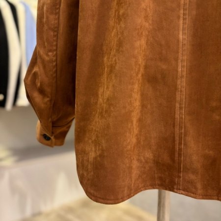 박시 카라 세무 재킷