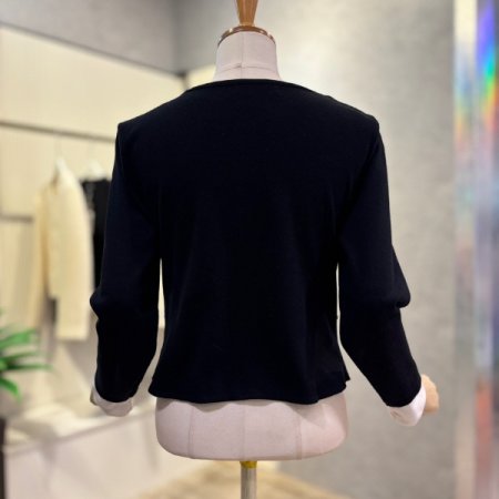 배색 언발 레이어드 티셔츠