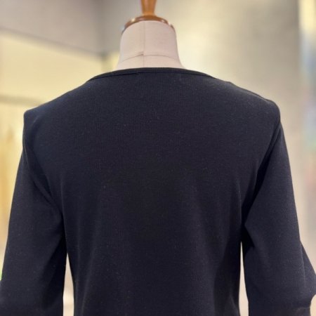 배색 언발 레이어드 티셔츠