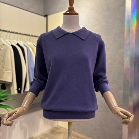 골덴 크롭 카라 셔츠