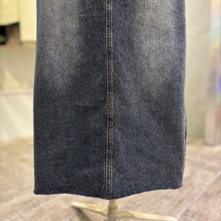 빈티지 데님 롱 스커트