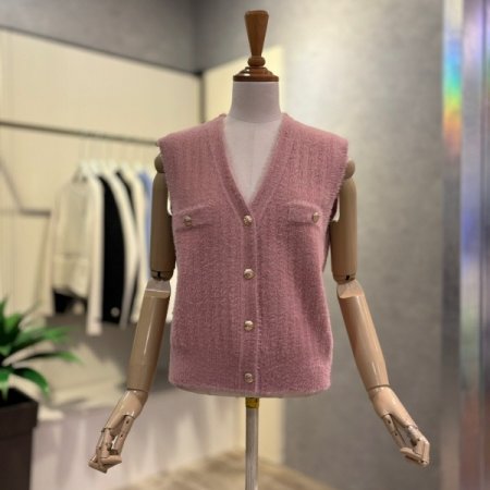 부클 브이넥 베스트