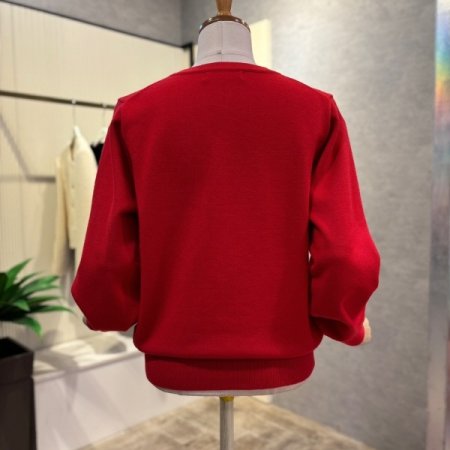 컬러 라운드 니트