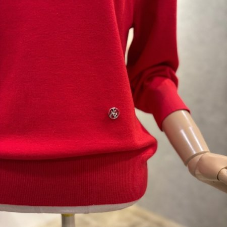 컬러 라운드 니트