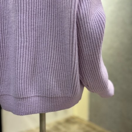 지퍼 카라 니트 가디건