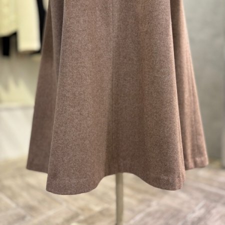 모혼방 플레어 롱 스커트