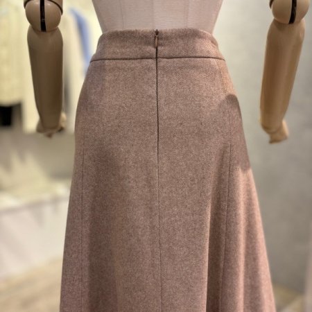 모혼방 플레어 롱 스커트