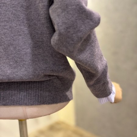 셔츠 카라 배색 가디건