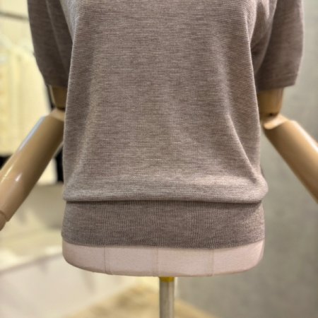 베이직 반폴라 니트