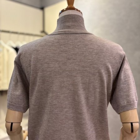 베이직 반폴라 니트