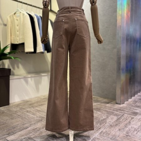 코듀로이 와이드 일자 팬츠