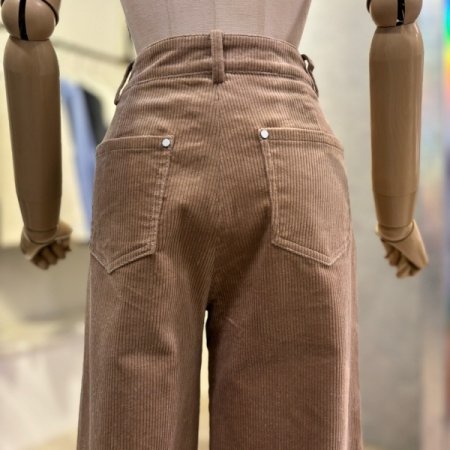 코듀로이 와이드 일자 팬츠