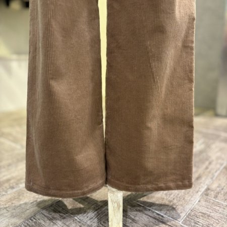 코듀로이 와이드 일자 팬츠