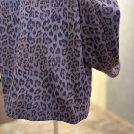 레오파드 세무 카라 재킷