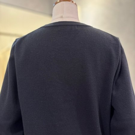 모달 혼방 컬러 라운드 니트