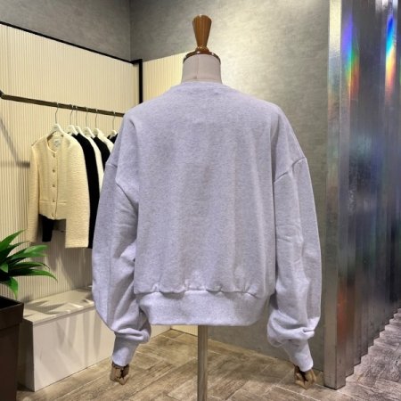 크롭 자수 레터링 나그랑 티셔츠