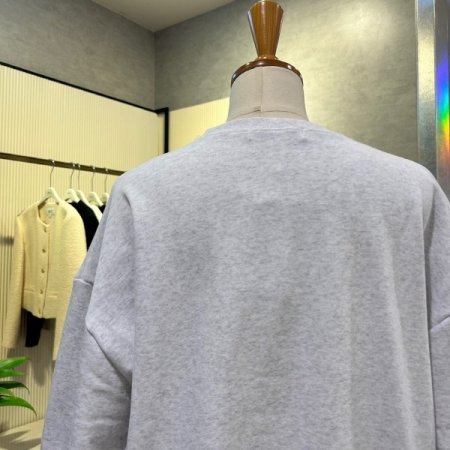 크롭 자수 레터링 나그랑 티셔츠