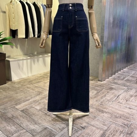 속밴딩 포켓 데님 팬츠