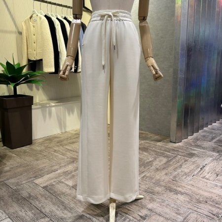 밴딩 라인 케주얼 팬츠