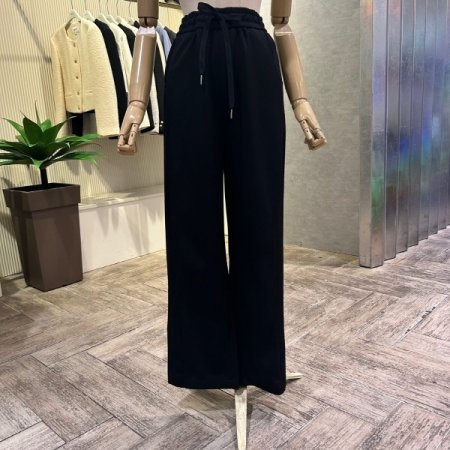 밴딩 라인 케주얼 팬츠