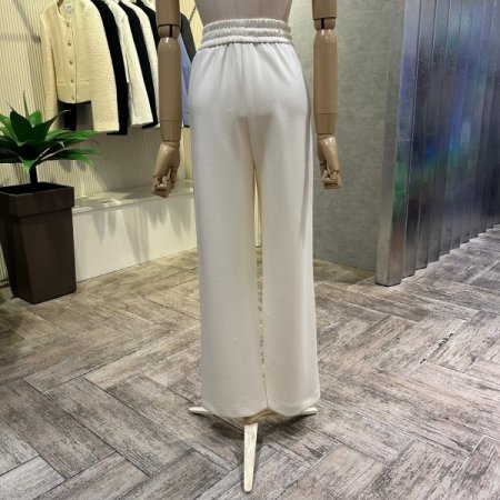 밴딩 라인 케주얼 팬츠