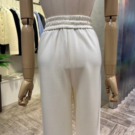 밴딩 라인 케주얼 팬츠