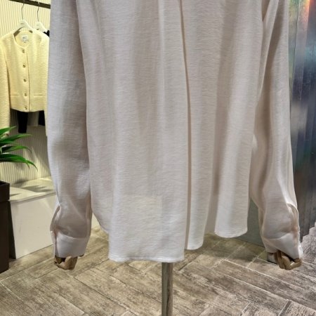 베이직 시스루 블라우스