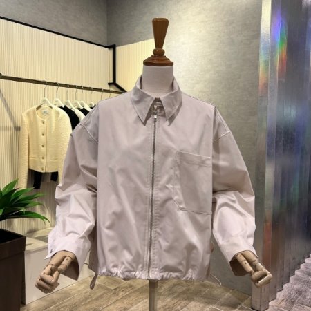 언발 집업 카라 점퍼