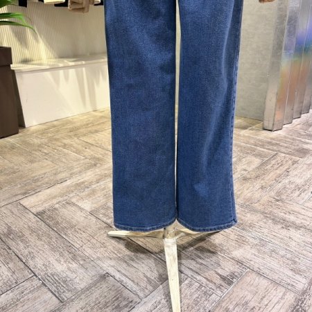 속밴딩 워싱 해지 데님 팬츠