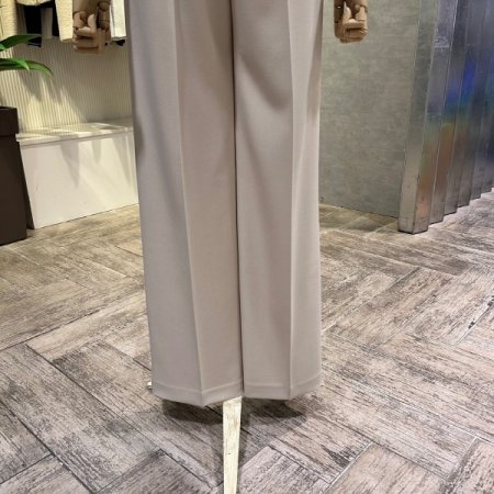 원턱 벨티드 셋업 정장 팬츠