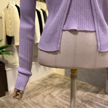 레이어드 원 버튼 가디건