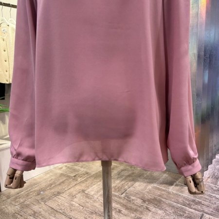 쉬폰 빅 리본 블라우스