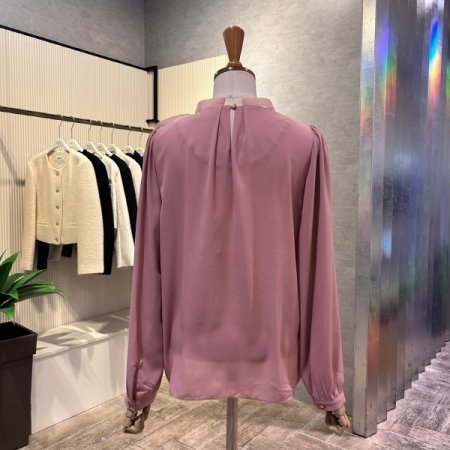 쉬폰 빅 리본 블라우스