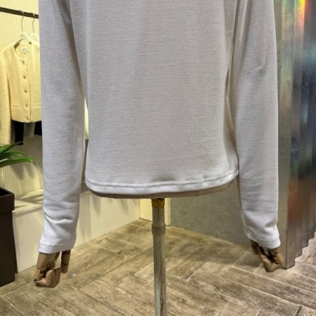 베이직 크롭 반폴라 티셔츠