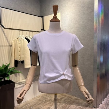 심플 크롭 티셔츠