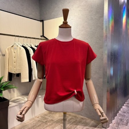 심플 크롭 티셔츠