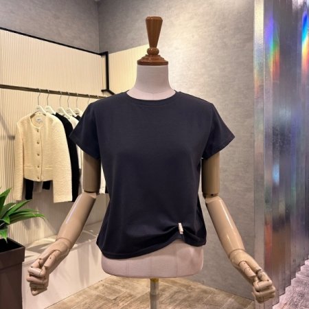 심플 크롭 티셔츠