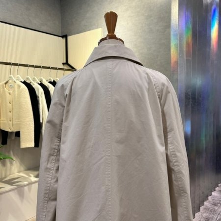 박시 카라 트렌치 코트