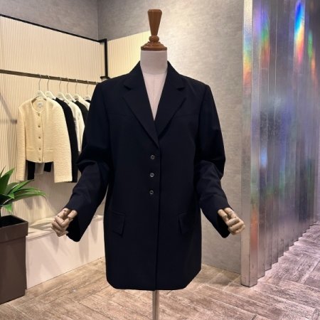 셔츠 소매 싱글 단추 재킷