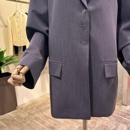 셔츠 소매 싱글 단추 재킷