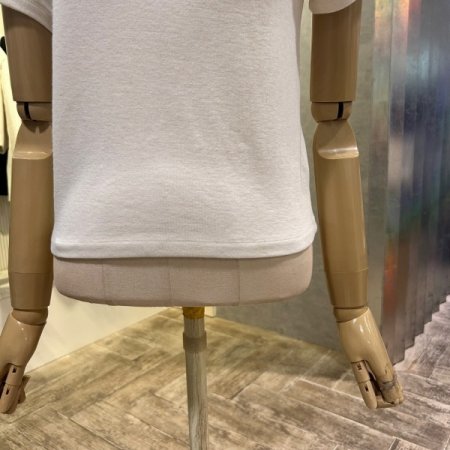 크롭 라운드 티셔츠