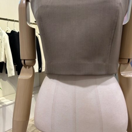 크롭 뷔스티에 블라우스