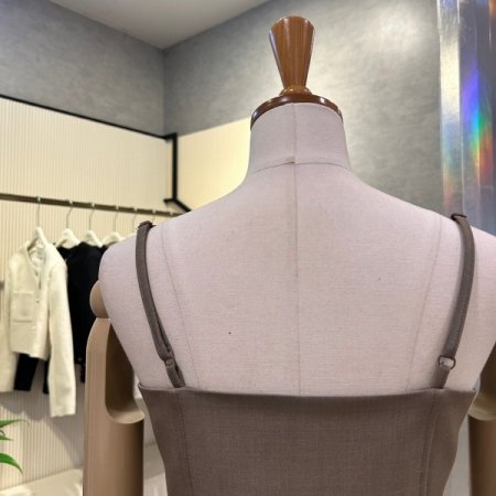 크롭 뷔스티에 블라우스