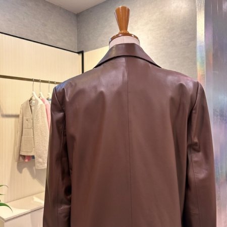 리얼 양가죽 싱글 재킷