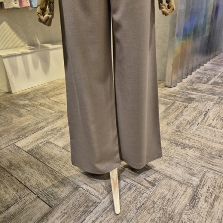 포켓 와이드 정장 팬츠