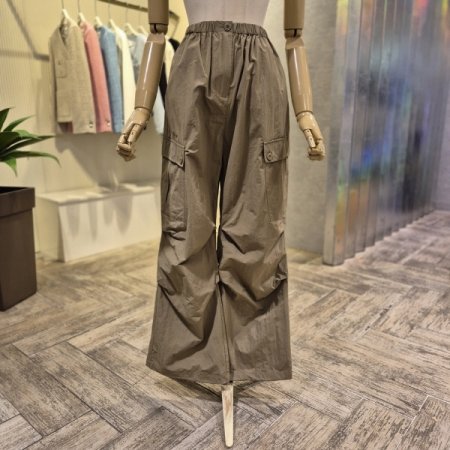 밴딩 카고 스트링 팬츠