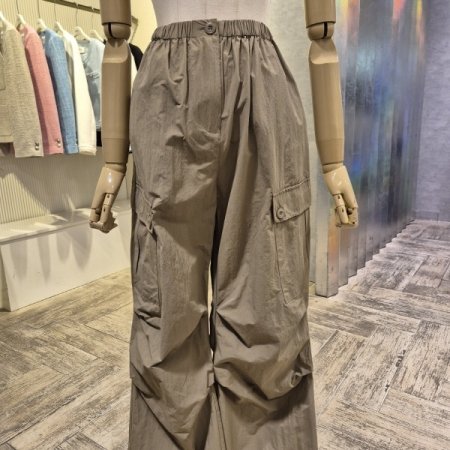 밴딩 카고 스트링 팬츠