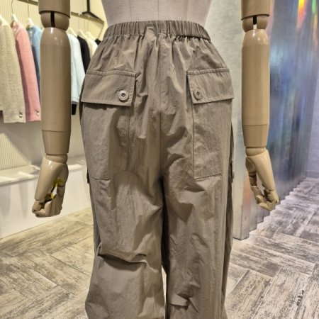 밴딩 카고 스트링 팬츠