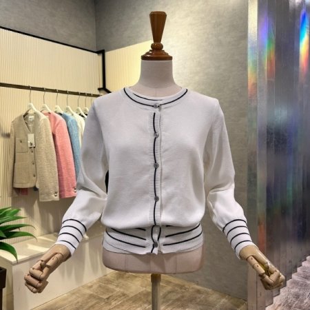 민소매 셋업 라운드 가디건