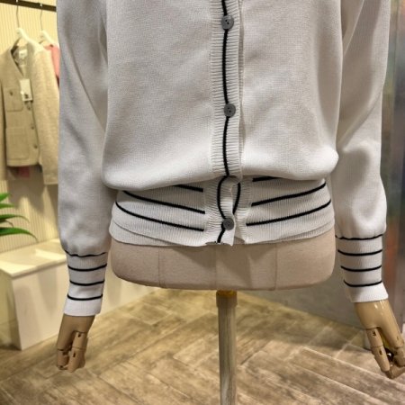 민소매 셋업 라운드 가디건